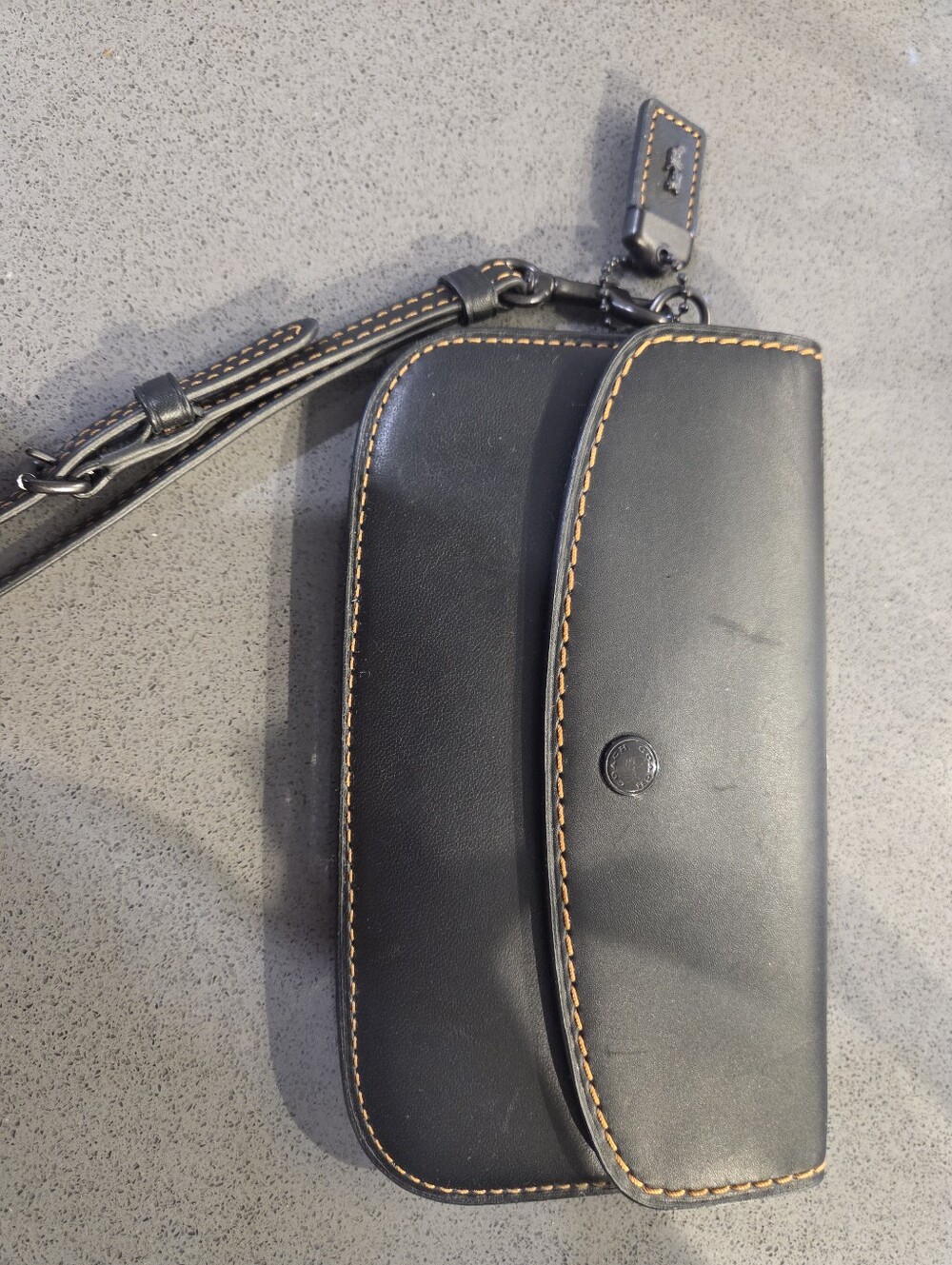 Coach Glovetanned Leather Wristlet